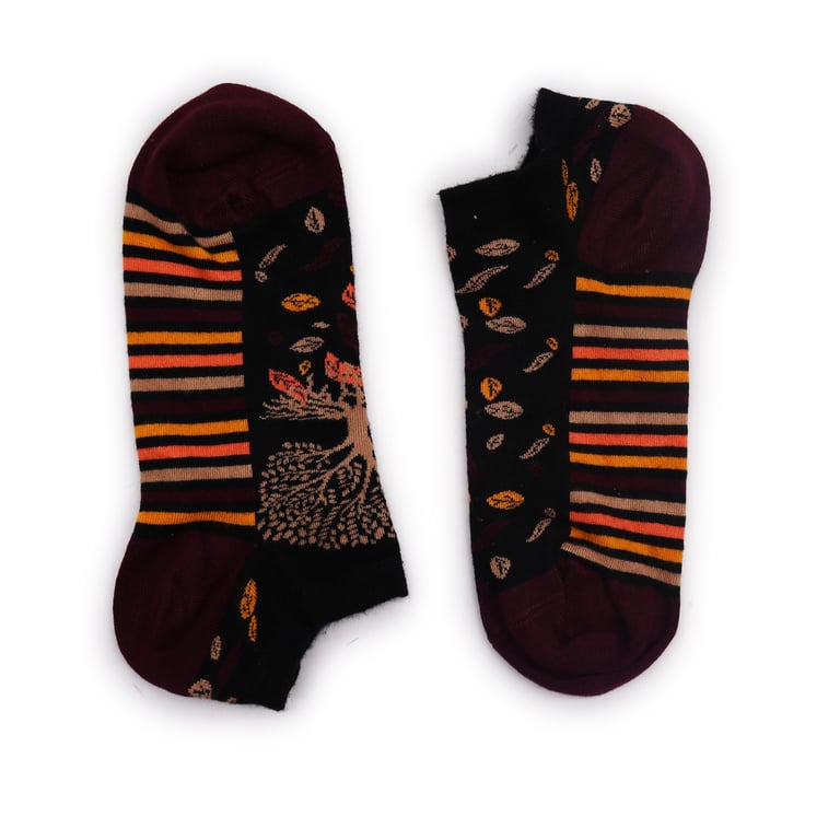 Bamboo Socks Tree of Life Hop Hare Low Cut Eco-Friendly Socks SM Size
