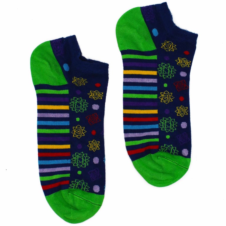 ML Hop Hare Bamboo Socks - 7 Chakra Balance and Comfort Low Cut Socks