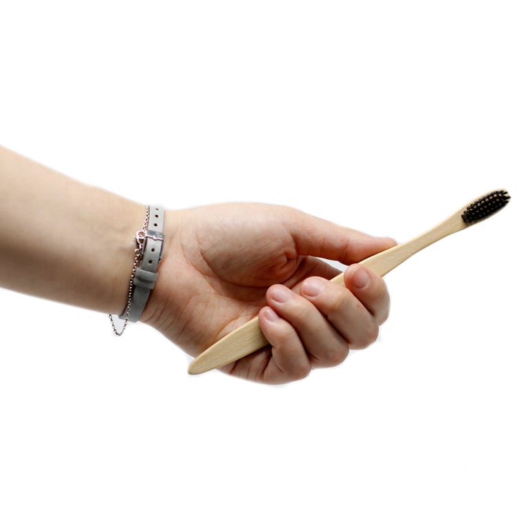 Bamboo Charcoal Medium Soft Toothbrush - Sustainable Oral Care Solution