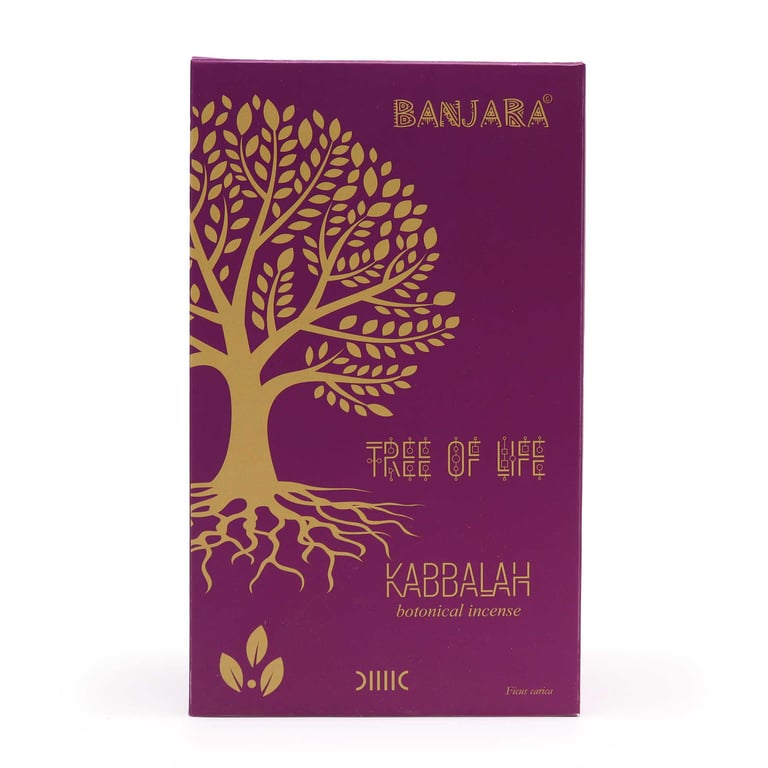 Banjara Botanical Kabbalah Incense - Spiritual Aroma Therapy and Home Scent