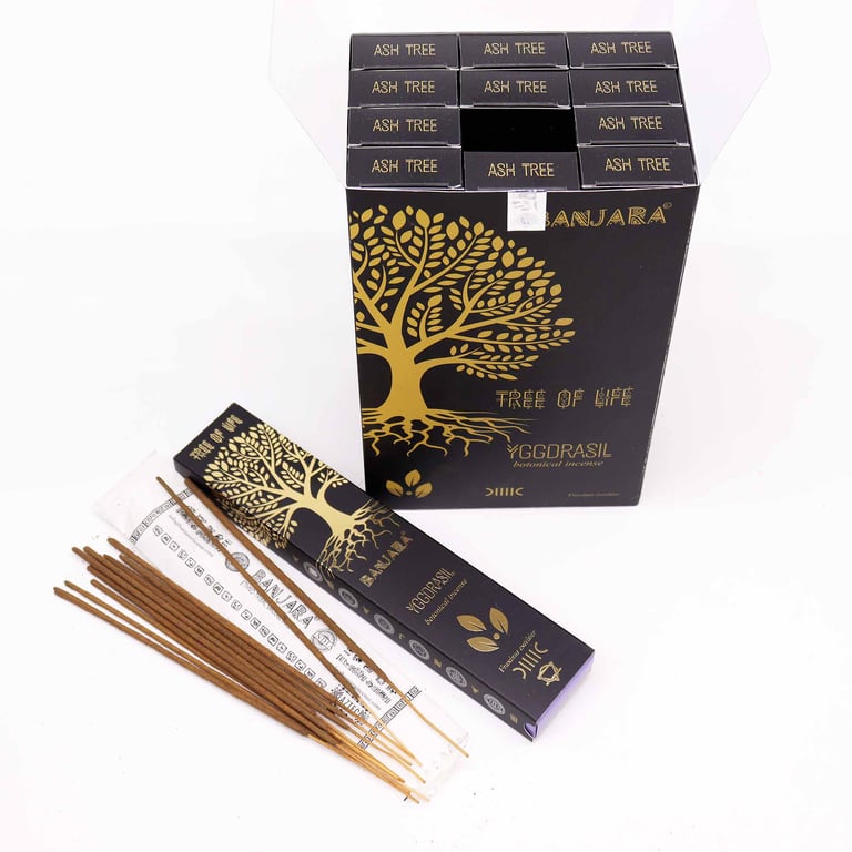 Banjara Botanical Yggdrasil Tree Incense Sticks - Home Fragrance and Spiritual Aroma
