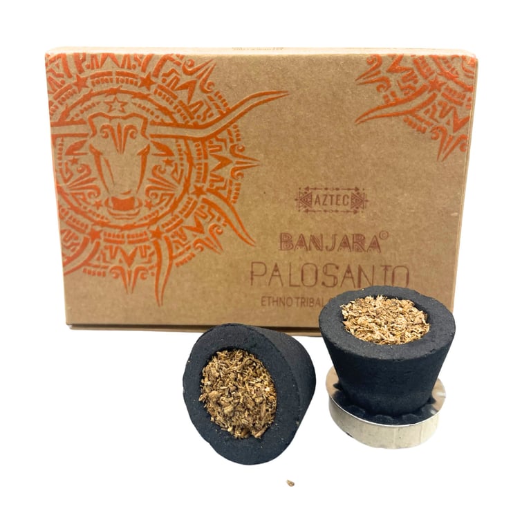 Palo Santo Smudge Cup - Sacred Geometry Holder for Natural Fragrance and Wellness
