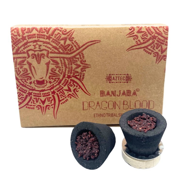 Banjara Resin Dragons Blood Cups - Unique Handcrafted Home Decor