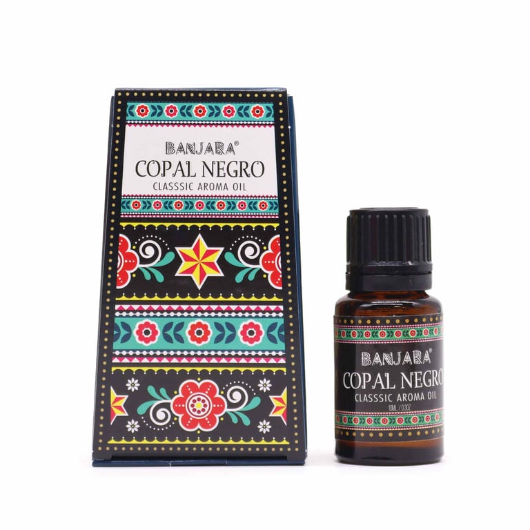 Banjara Indian Fragrance Oil 10ml - Copal Negro Aromatic Home Scent