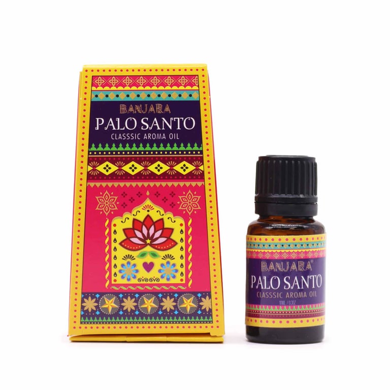 Banjara Indian Palo Santo Fragrance Oil - 10ml Natural Essential Oil Home Scent