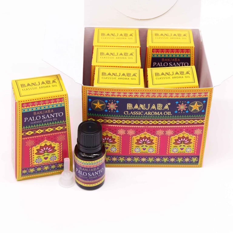 Banjara Indian Palo Santo Fragrance Oil - 10ml Natural Essential Oil Home Scent