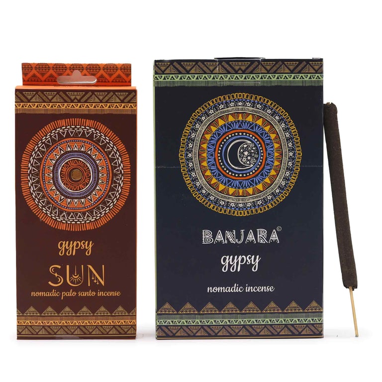 Gypsy Nomadic Natural Sun Incense Sticks - Aromatic Home Scents