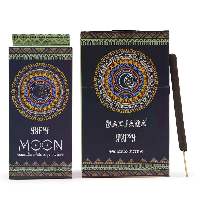 Gypsy Nomadic Moon Incense - Soothing Home Aromatherapy Blend