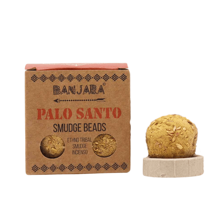 Banjara Palo Santo Smudge Beads - Natural Calming Home Fragrance and Deodorizer