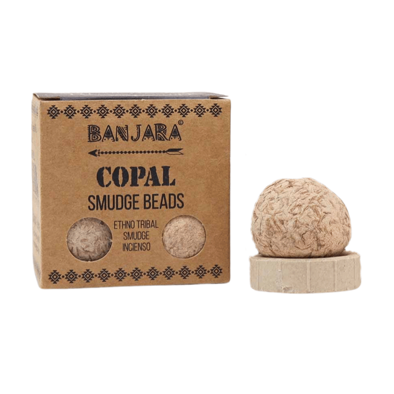 Banjara Smudge Beads - Natural Copal Incense for Sacred Spiritual Cleansing and Home Purification