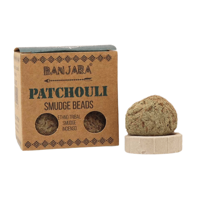 Patchouli Smudge Beads - Natural Incense for Home Aromatherapy and Spiritual Cleansing