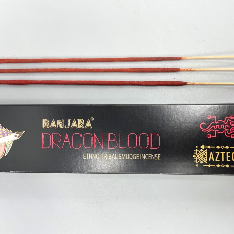 Banjara Tribal Smudge Incense - Dragon Blood (Ayurvedic, Natural Fragrance)