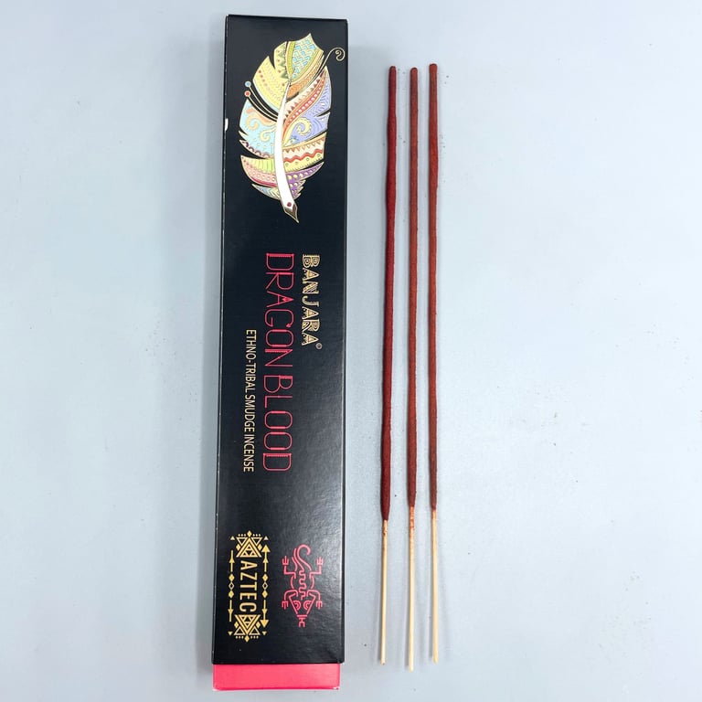 Banjara Tribal Smudge Incense - Dragon Blood (Ayurvedic, Natural Fragrance)