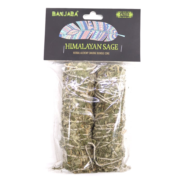 Banjara Indian Sage Smudge Stick - Natural Home Purification & Spiritual Cleansing