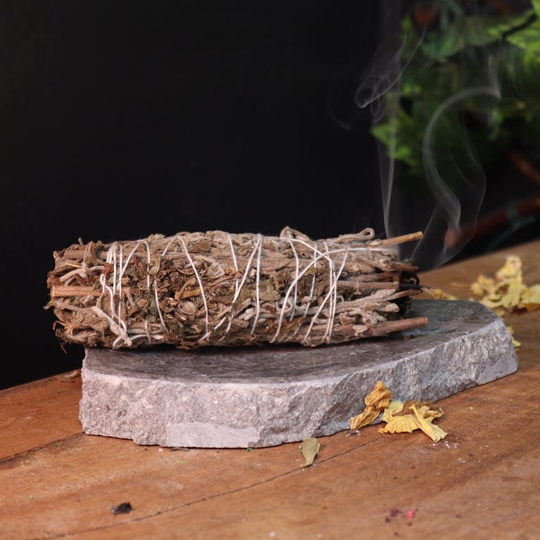 Vetiver and Pachuli Smudge Sticks - Natural Home Aromatherapy & Spiritual Cleansing Incense
