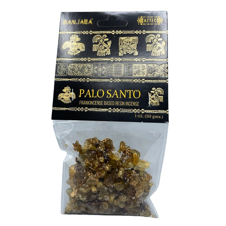 Banjara Tree Resin Palo Santo Incense Sticks - Natural Wood Fragrance & Spiritual Home Essentials