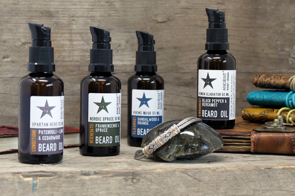 Roman Gladiator 50ml Beard Oil - Enhance and Nourish Your Facial Hair