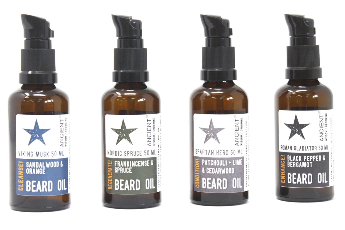 Roman Gladiator 50ml Beard Oil - Enhance and Nourish Your Facial Hair