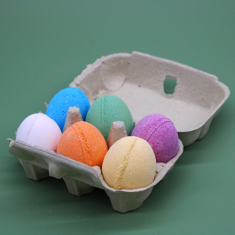 Blueberry Bath Eggs Tray - Natural Relaxation