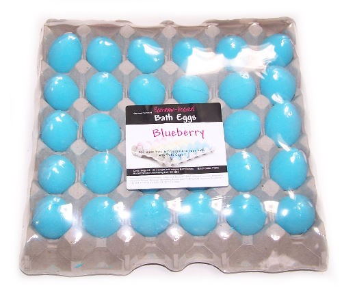 Blueberry Bath Eggs Tray - Natural Relaxation