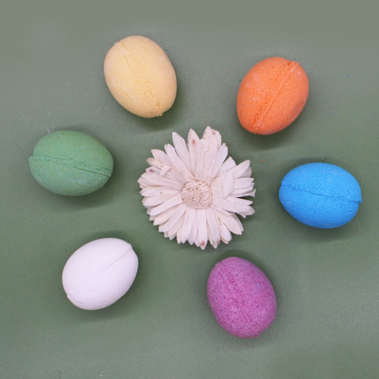 Coconut Bath Eggs Tray - Moisturizing & Relaxing