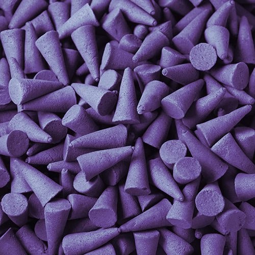 Incense Cones (Violet) - Premium Bulk Quantity - Brand Name Here