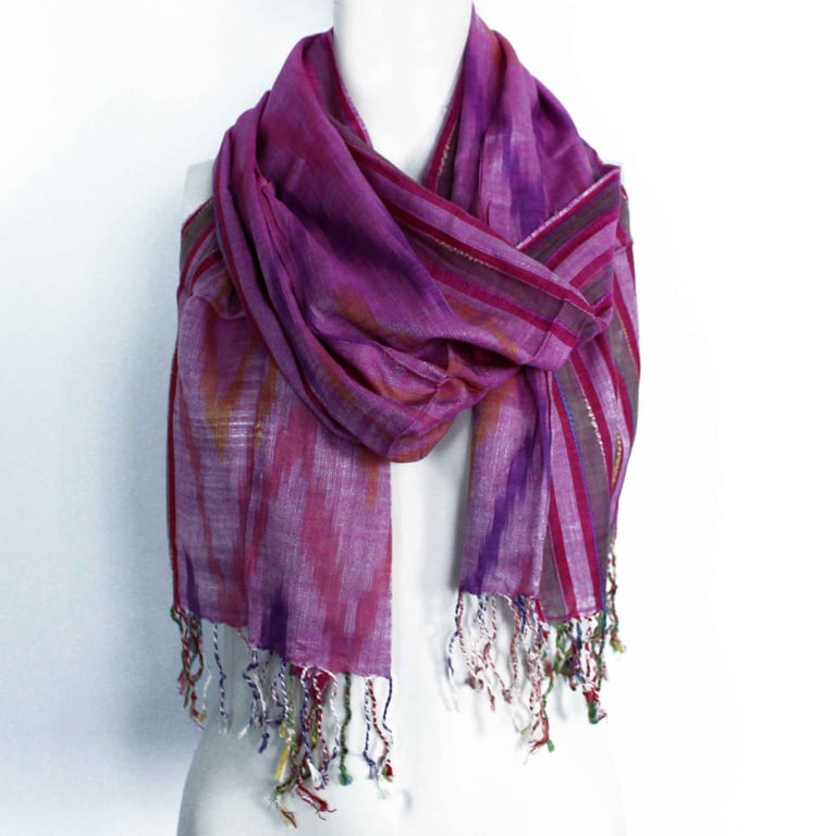 Indian Boho Scarves - 22x72cm Blue Fashion Accessories for Home Decor