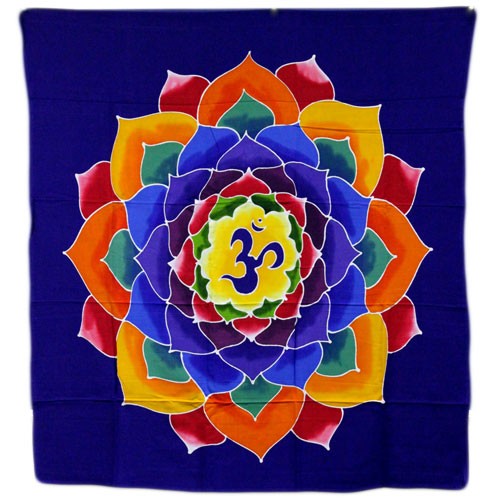 110x98cm Om Flower of Life Artwork - Large Decorative Canvas Print
