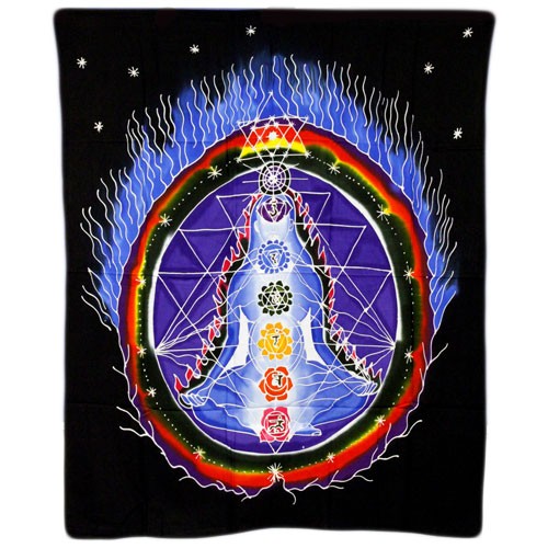 106x90cm Chakra Connections Yoga Mat - Premium Quality, Spiritual Alignment