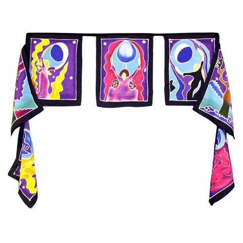 7x32x23cm Art Print Set - Moon Goddess Design by Seven Flags