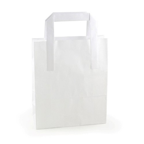 8x13x10inch Medium SOS White Carriers (8 Pack) - Durable & Space-Saving Storage Solution