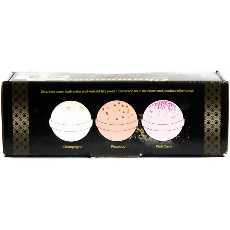 Martini Bath Bombs Set of 3 - Relaxing Cocktail Soak Experience with Lavender Aroma