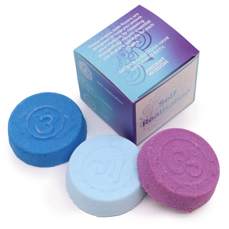 Chakra Bath Fizz - Spiritual Bath Product for Mindfulness and Self Realisation