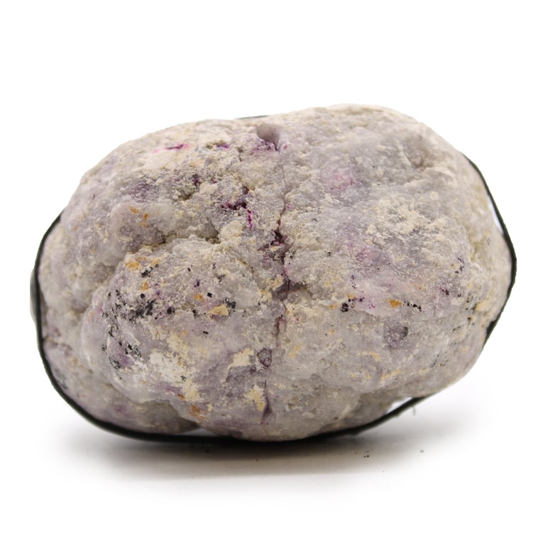 Natural Pink & Gold Coloured Calsite Geodes