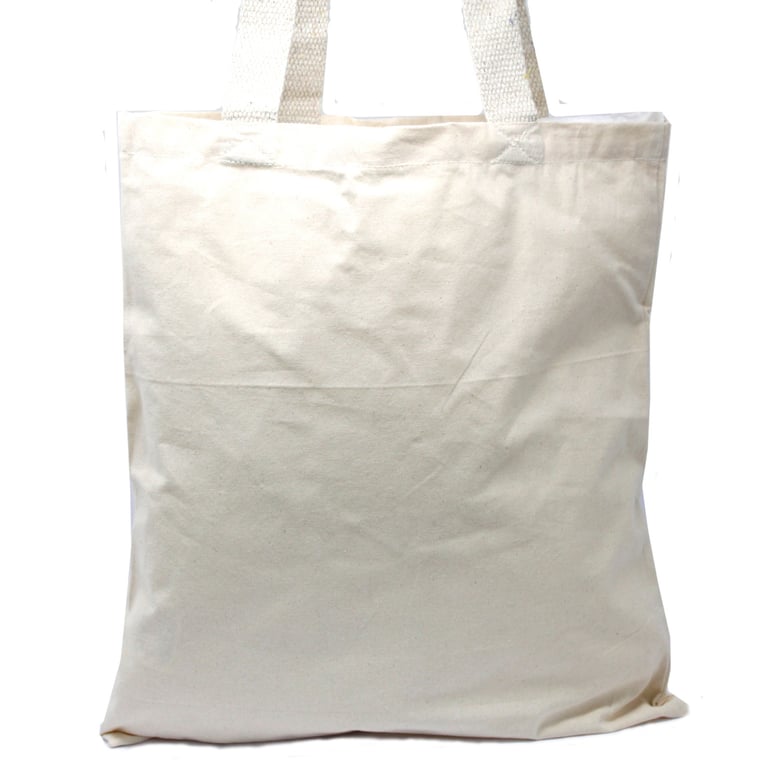 Large Natural Cotton Bag - 6oz Reusable Home Storage Bag with Eco-Friendly Large Capacity