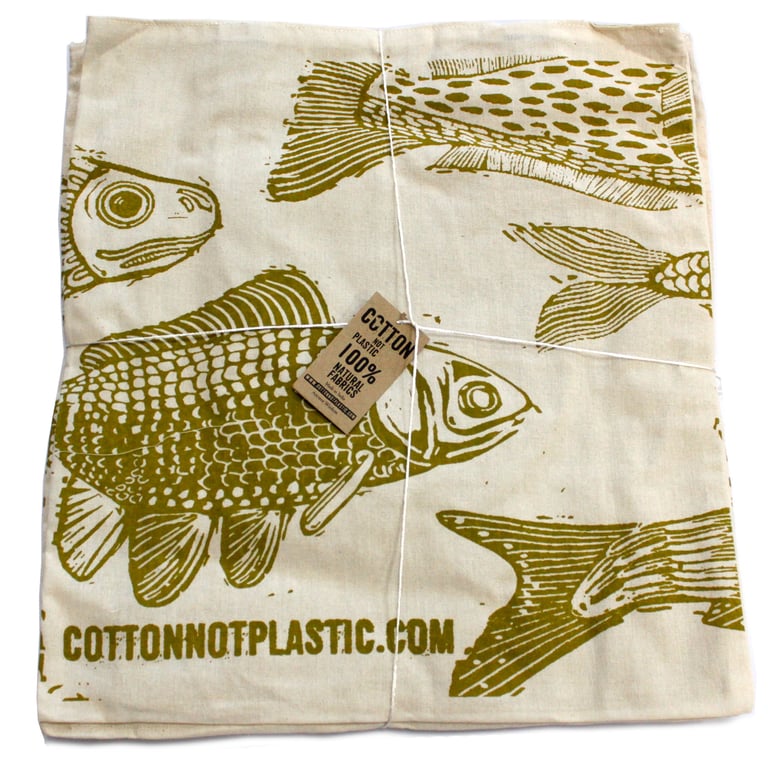 Large Reversible Eco-Friendly Cotton Tote Bag 38x42cm - 2x4oz Capacity, Reusable Shopping Bag for Everyday Use