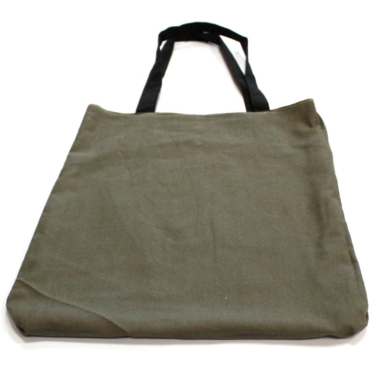 Large Reversible Eco-Friendly Cotton Tote Bag 38x42cm - 2x4oz Capacity, Reusable Shopping Bag for Everyday Use