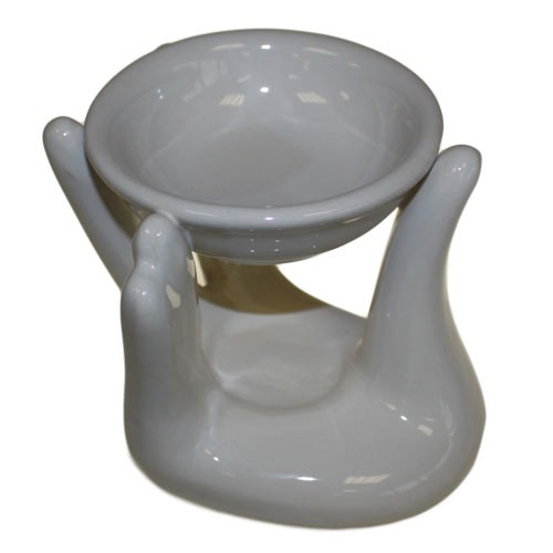 White Oil Burner - Home Decor Candle Alternative & Indoor Scent Diffuser