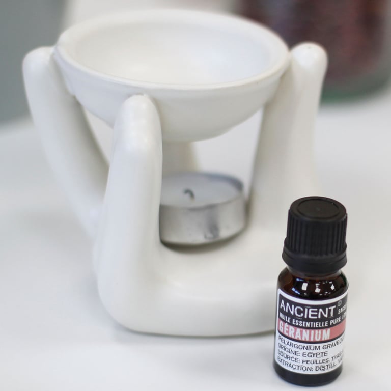 White Oil Burner - Home Decor Candle Alternative & Indoor Scent Diffuser