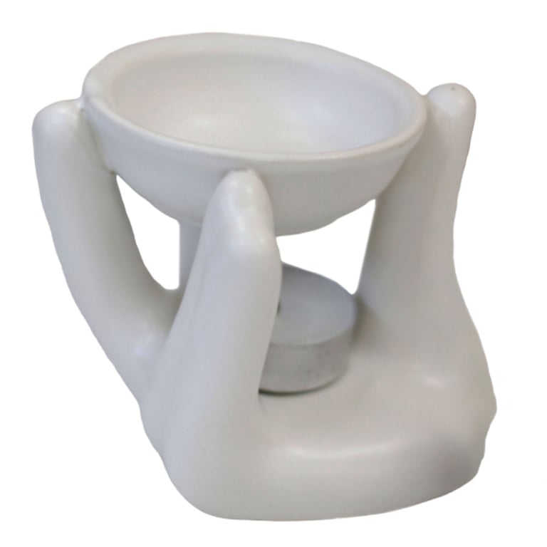 White Oil Burner - Home Decor Candle Alternative & Indoor Scent Diffuser
