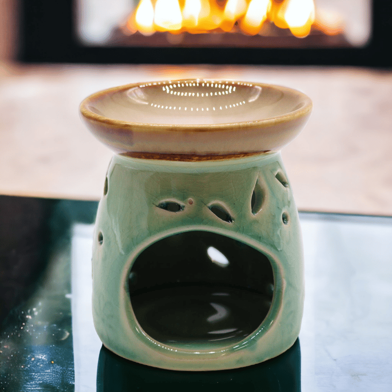 Blue Classic Oil Burner - Essential Oil Diffuser and Home Fragrance Decorator