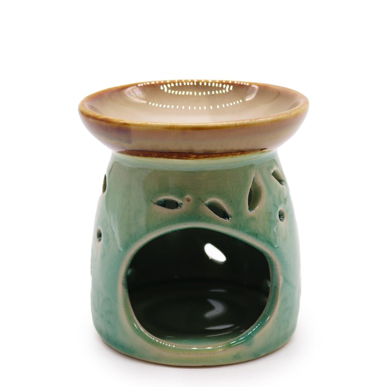 Blue Classic Oil Burner - Essential Oil Diffuser and Home Fragrance Decorator