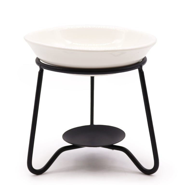 Ceramic & Metal Simple Stand for Kitchen and Home Decor