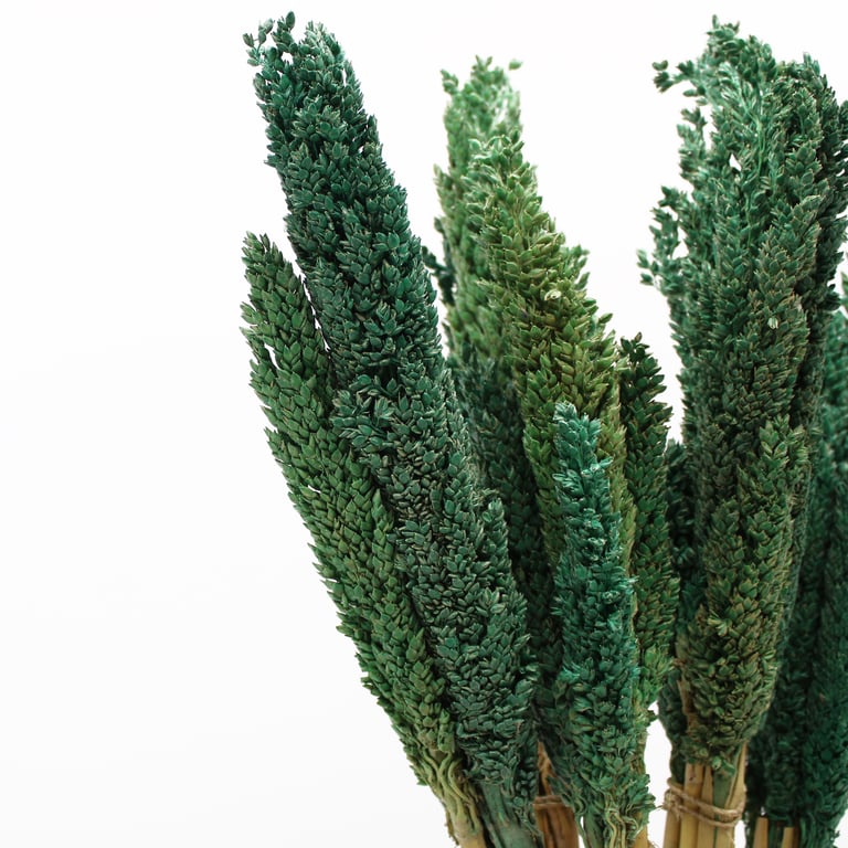 Cantaloupe Grass Bunch - Teal Natural Fiber Outdoor Decor Accent