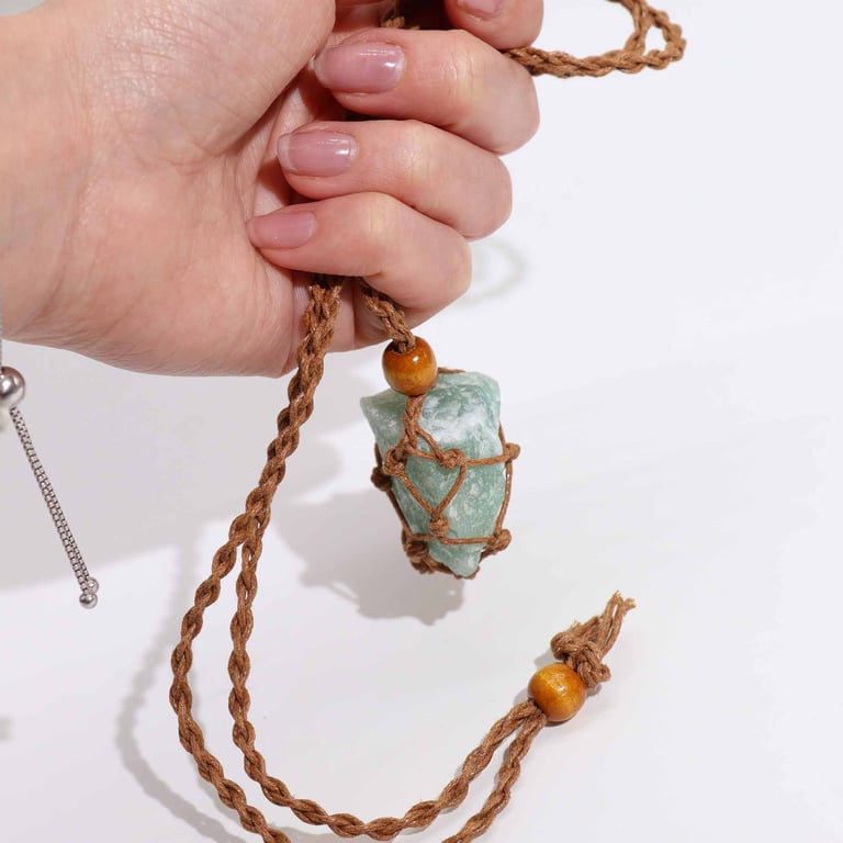 Brown Gemstone Necklace Cord - Beaded Jewelry Making Supplies