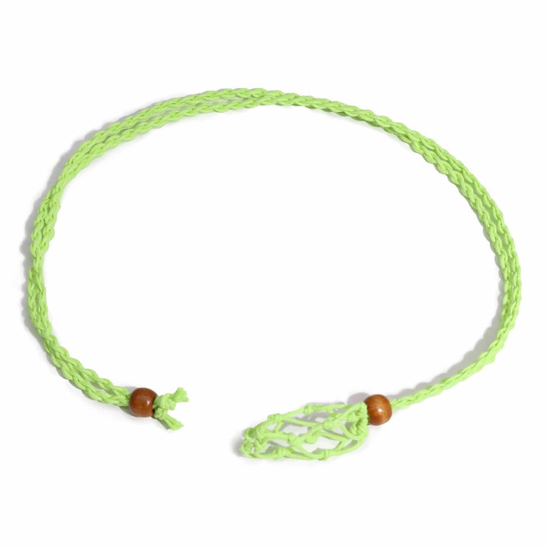 Green Gemstone Necklace Cord - High-Quality Jewelry Bead Necklace String
