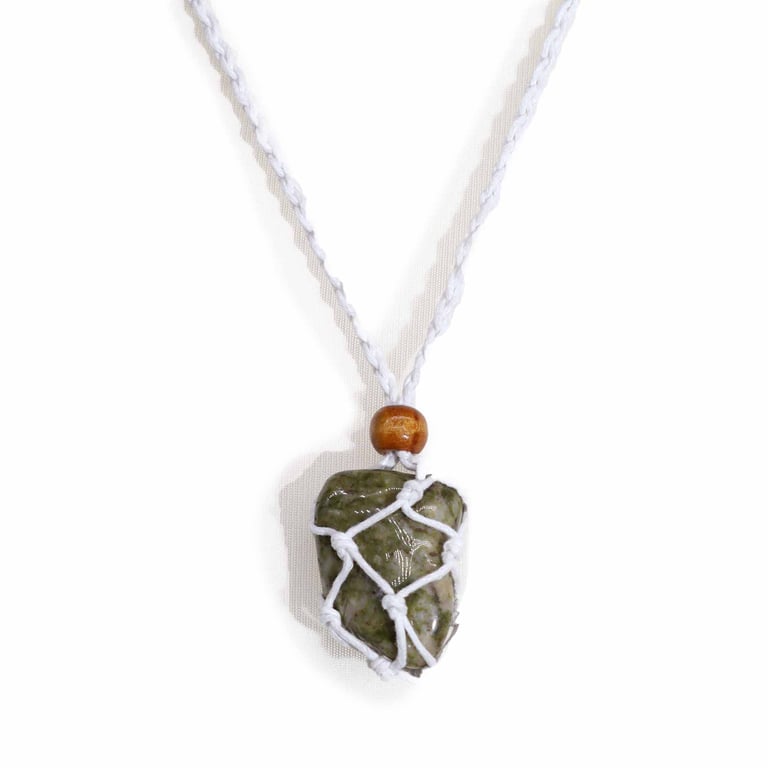 White Gemstone Necklace Cord - High-Quality Jewelry String for Fashionable Necklaces