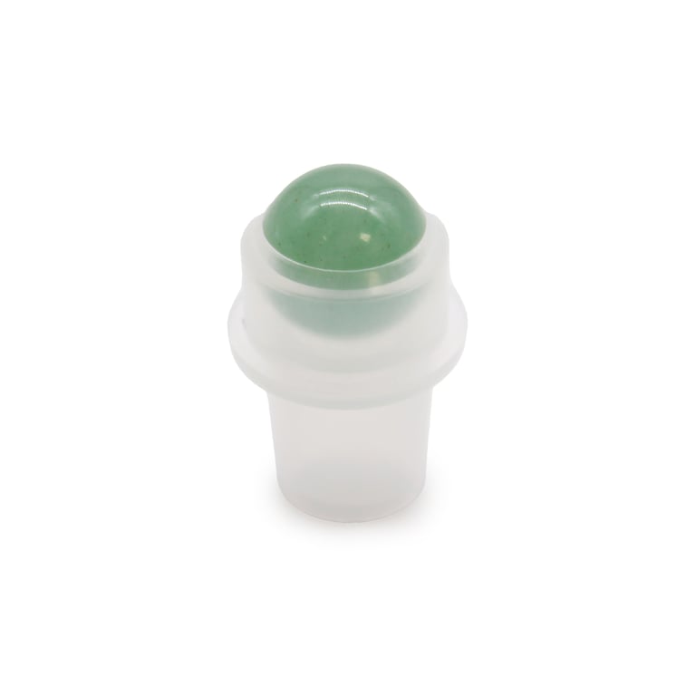 Aventurine Gemstone Roller Tip for 5ml Bottle - Natural Skincare Remedy