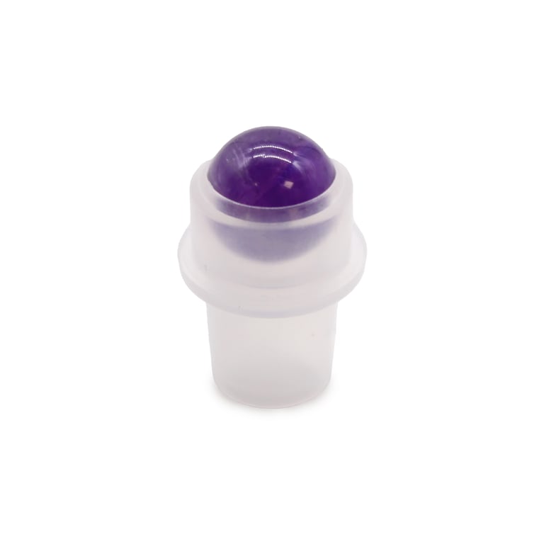 Amethyst Gemstone Roller Tip for 5ml Aromatherapy Bottle