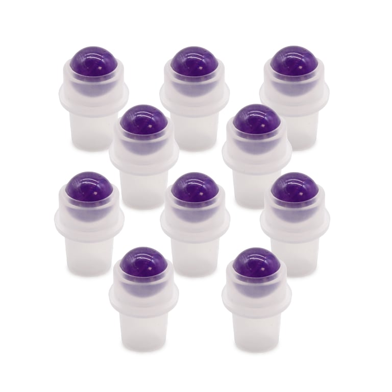 Amethyst Gemstone Roller Tip for 5ml Aromatherapy Bottle